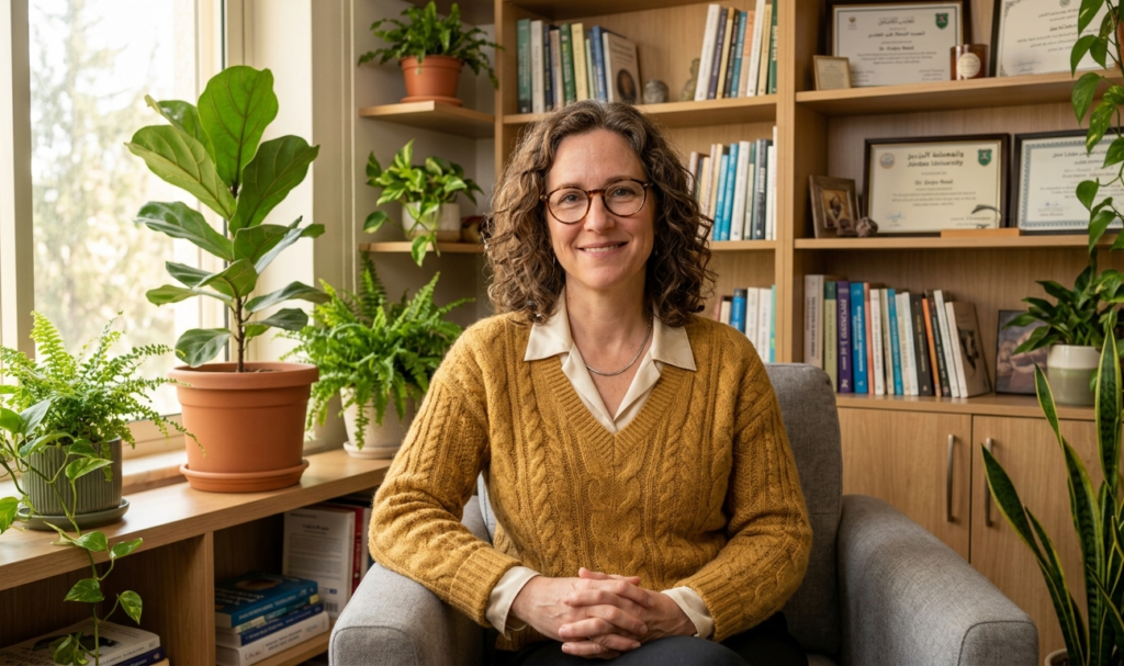 A licensed therapist representing the high-quality care found on the best online therapy platforms